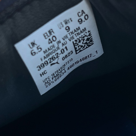 NEW Womens Size 9 Fenty Puma Avanti L x Rihanna Leather Sneaker in Navy Blue - Picture 8 of 8